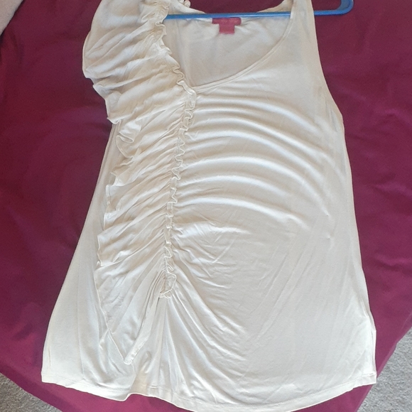 Sleeveless off white top - Picture 3 of 5